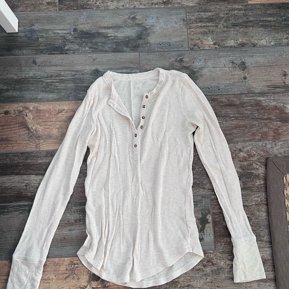 Aerie long-sleeve pajama top